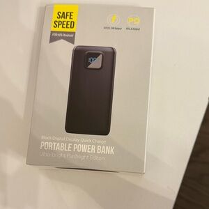 Black Portable Power Bank